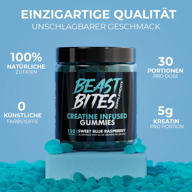 Kreatin Gummibärchen - Nie mehr Ekelpulver