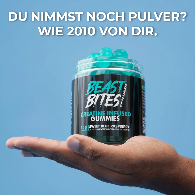 Kreatin Gummibärchen - Nie mehr Ekelpulver