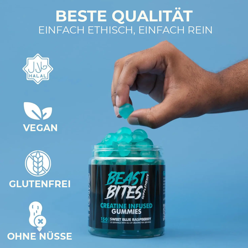 Kreatin Gummibärchen - Nie mehr Ekelpulver